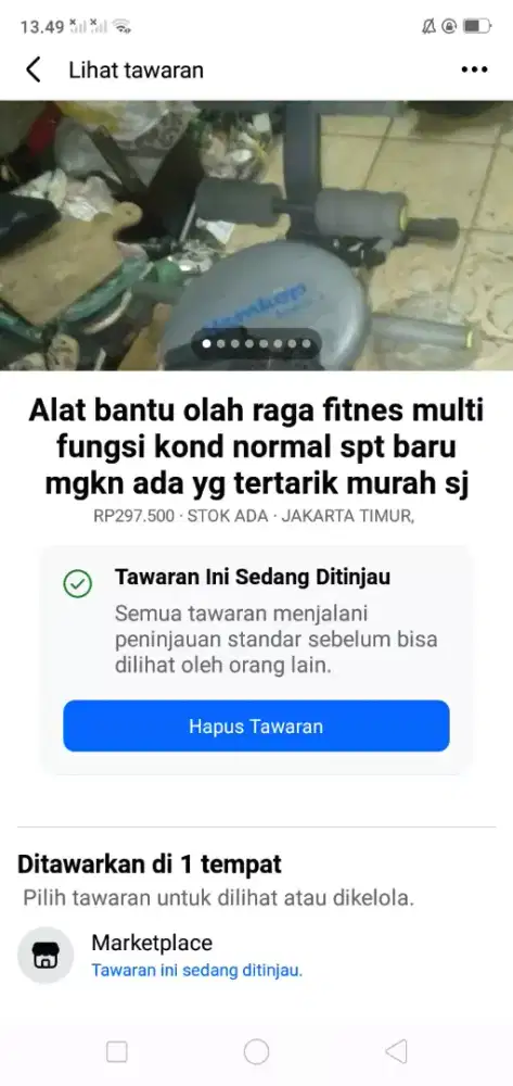 Alat bantu olah raga fitnes dll multi fungsi kond spt baru murah sj