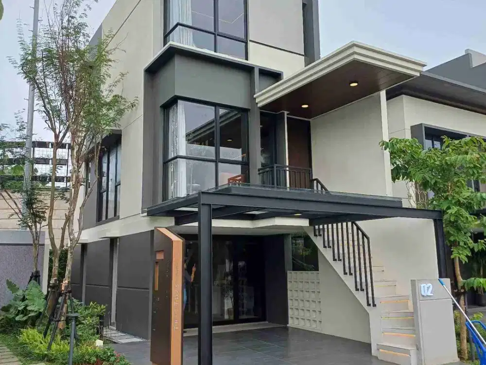 Rumah Paling Viral di Park Serpong, 3 Lantai 3 Kamar Tidur - Type Tree Tops Livin.