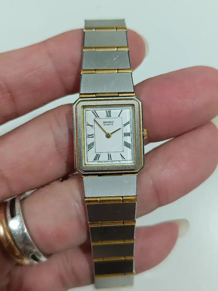 Seiko tank 2020-6220  rantai original mewah mirip constellation bekas