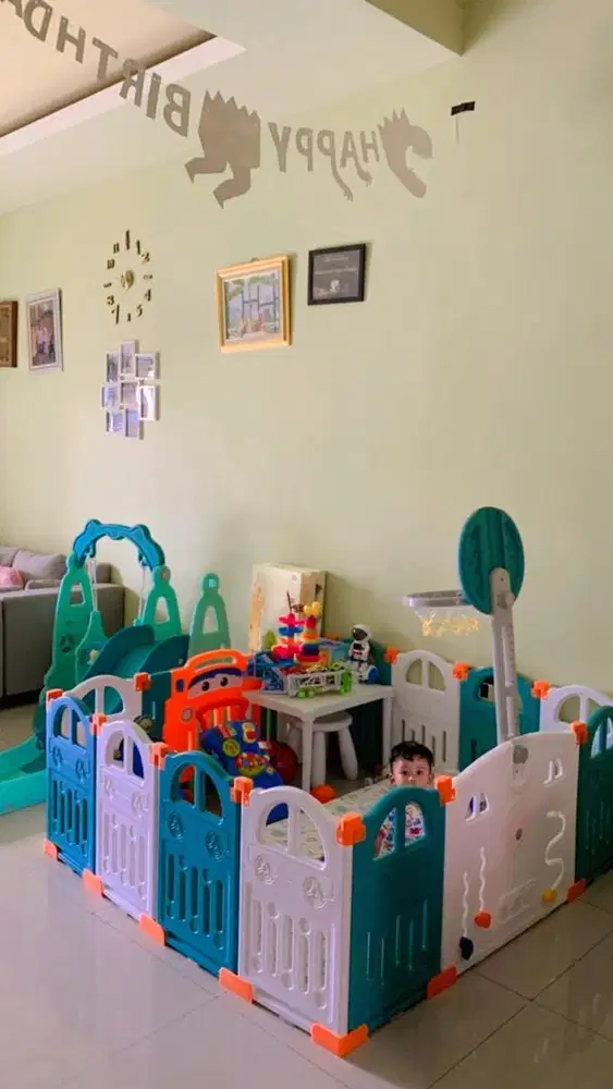 Dijual pagar bermain bayi dan anak ukuran 12+2 pagar