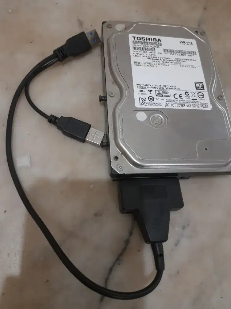 Hardisk external 1 tb 2 hardisk