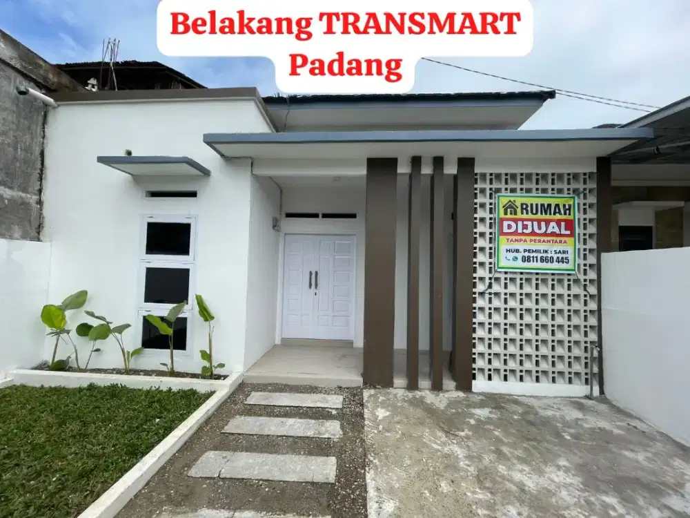 Rumah baru pusat kota belakang transmart