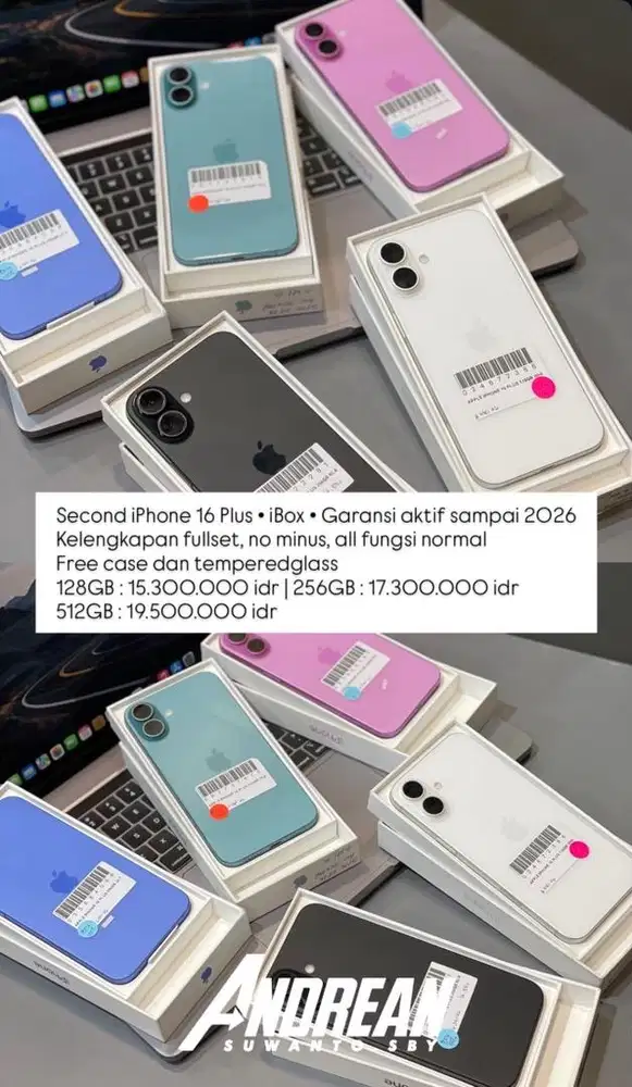 iphone 16 plus 128 ibox