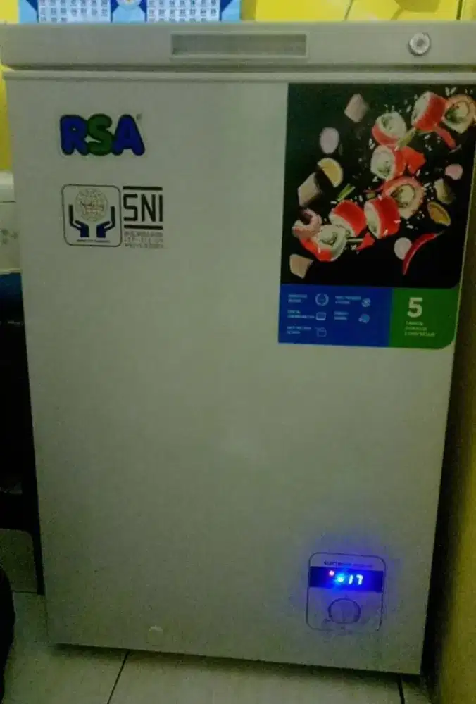 Freezer RSA – Kondisi Mulus, Normal, Siap Pakai! Harga 2 Juta Saja!