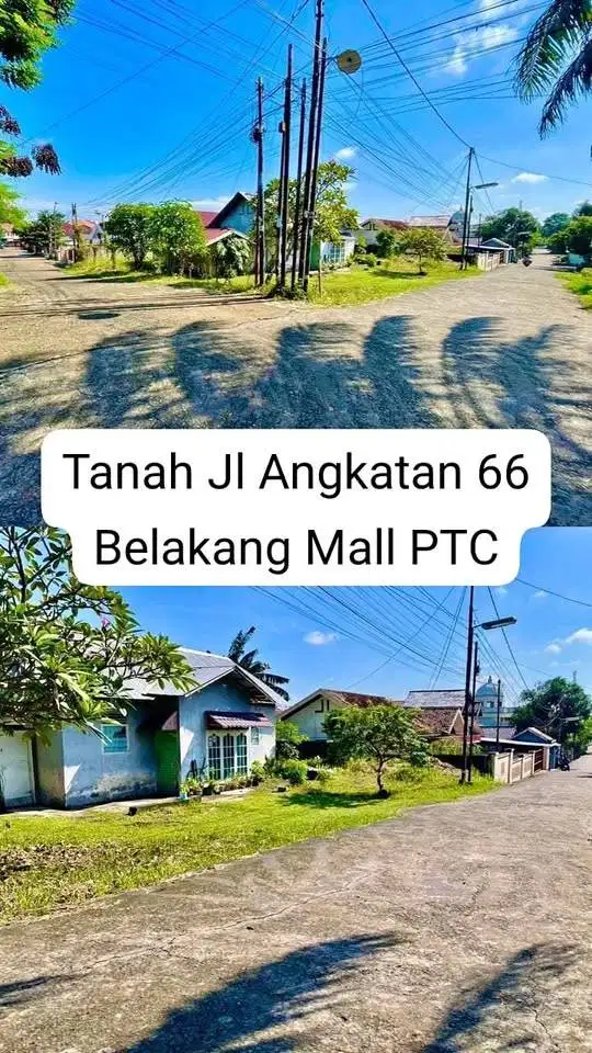 Tanah Sertifikat 5 menit ke PTC MALL PALEMBANG