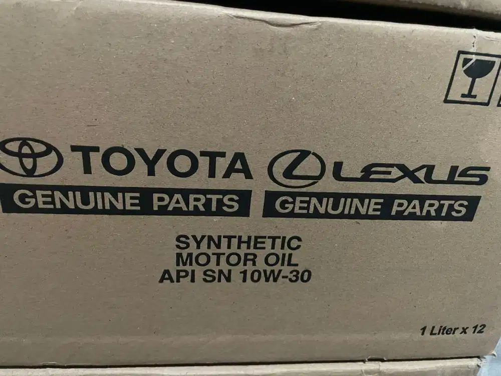 Oli toyota original ex cuci gudang.