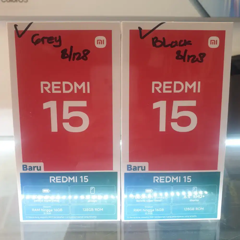XIAOMI REDMI 15 RAM 8GB INTERNAL 128GB RESMI