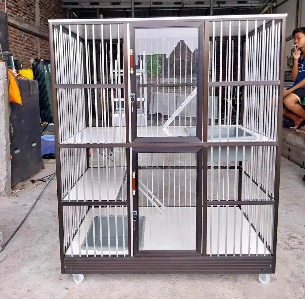 Cod kandang kucing alumunium