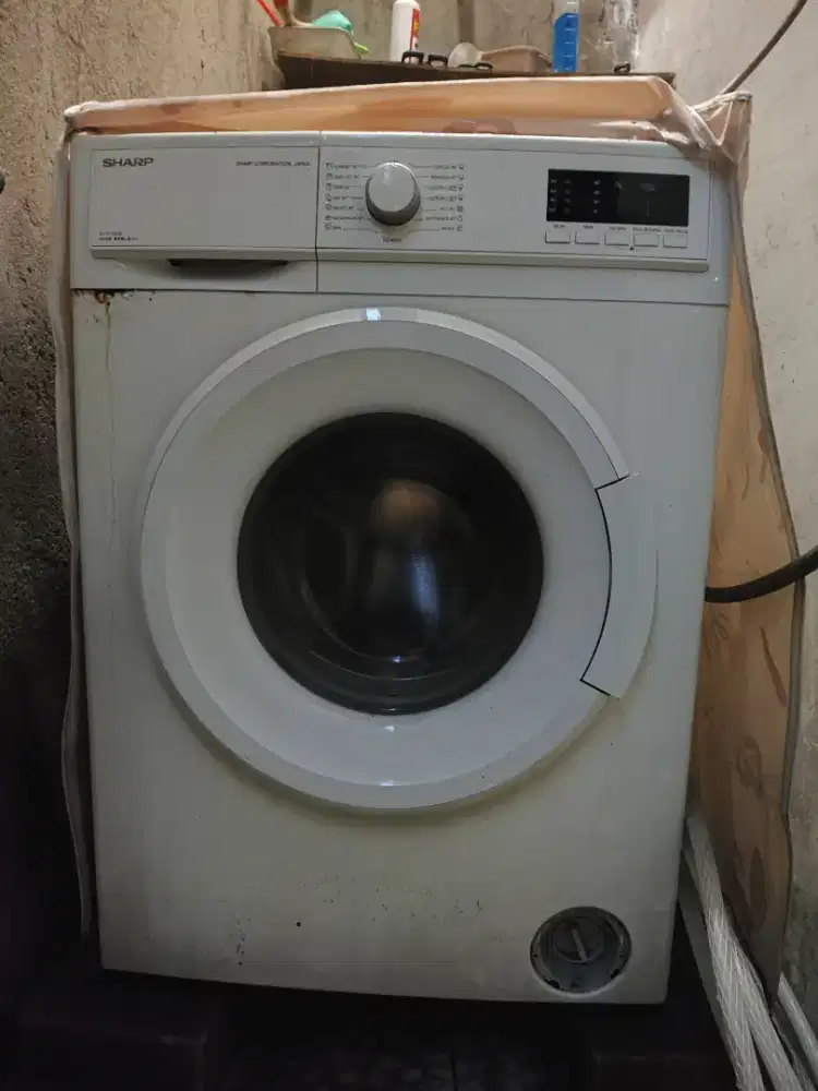 Mesin cuci Sharp 8 kg Front Loading