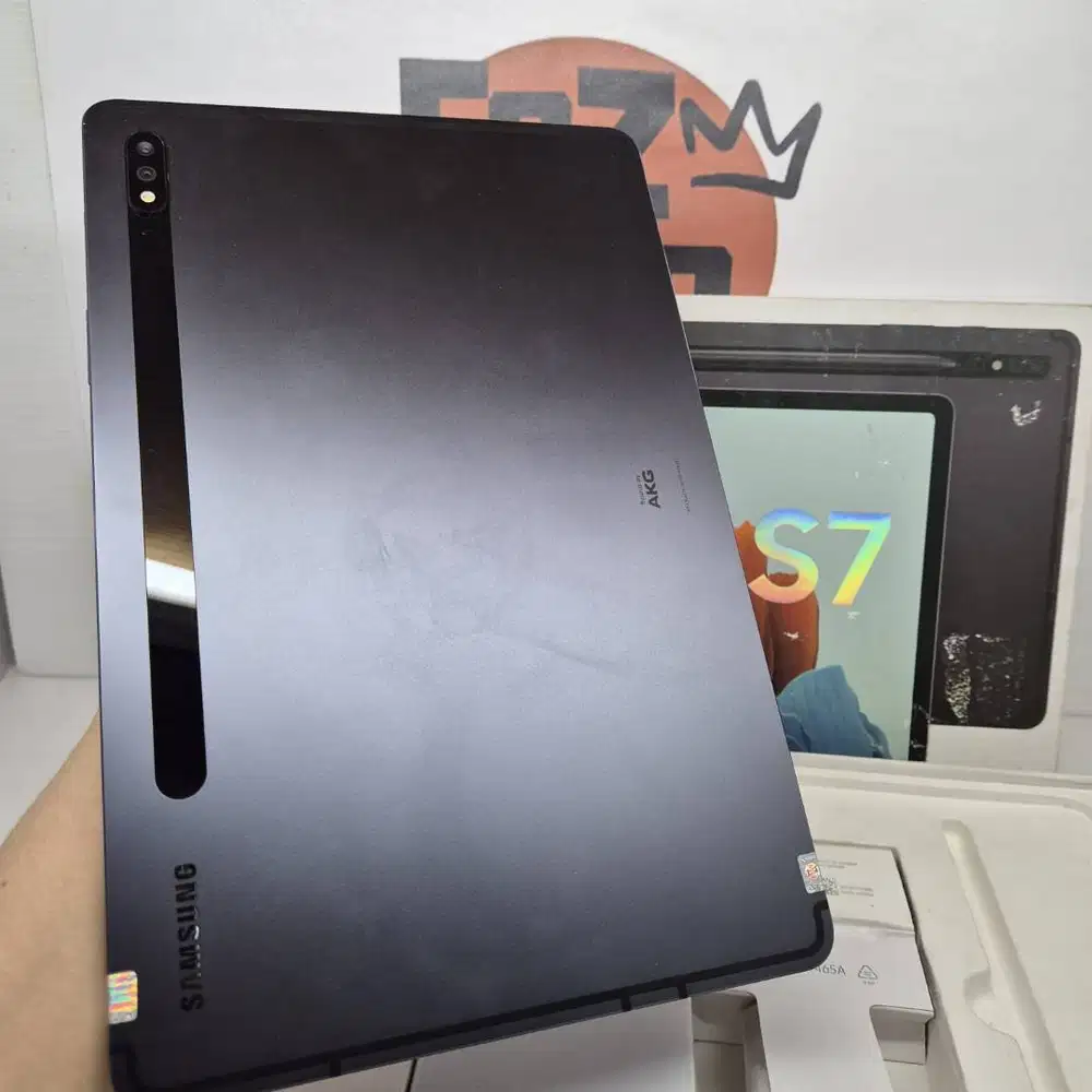 Tablet Samsung Tab S7 6/128 5G Fullset Mulus NO MINUS