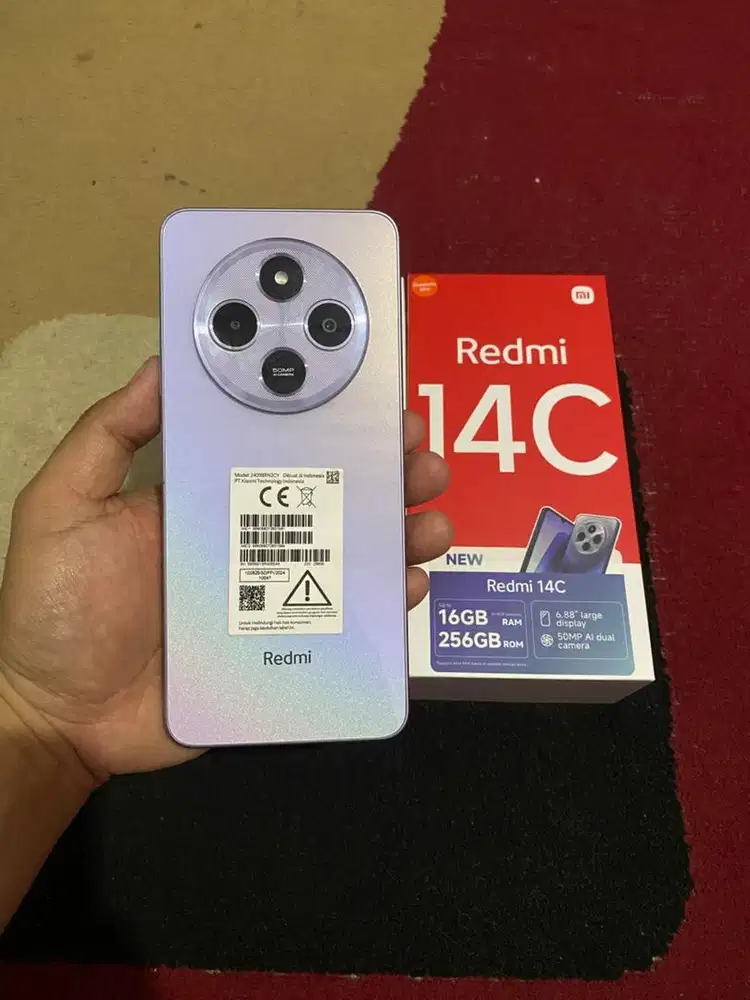 BISMILLAH REDMI 14C RAM 8/256 FULSET MULUS