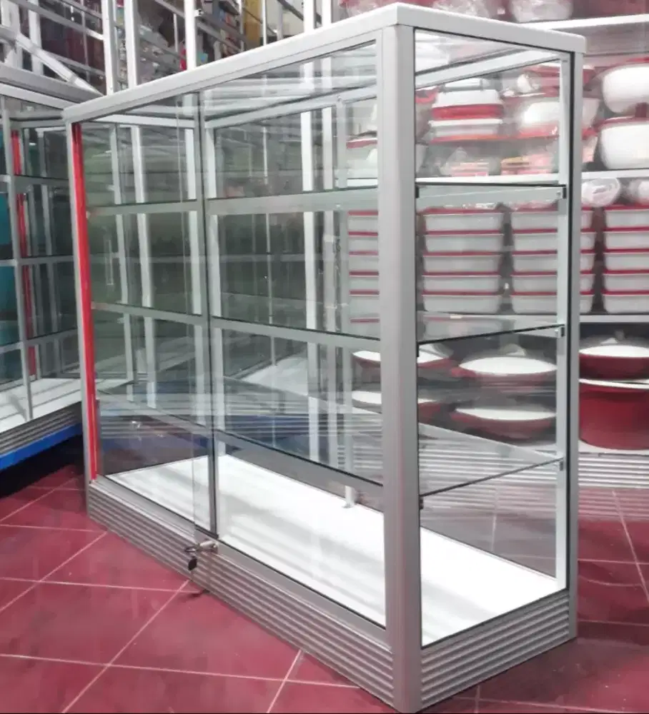 Dijual Etalase 1,2Mx1M Untuk Perlengkapan Usaha