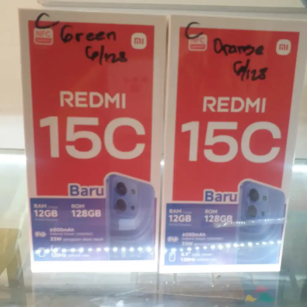 XIAOMI REDMI 15C RAM 6GB INTERNAL 128GB RESMI