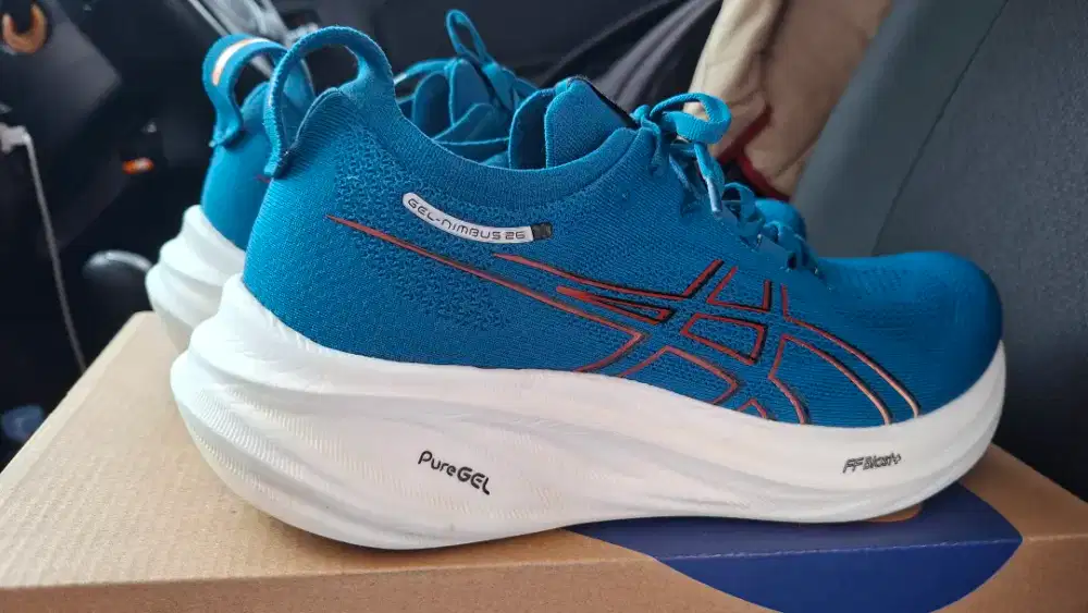 Asics Gel Nimbus 26 Mens Rich Navy Faded Orange