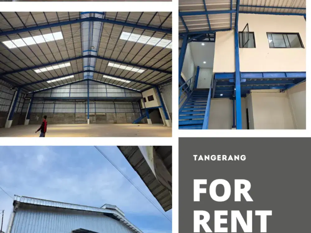 Disewakan Gudang di Legok - Tangerang.  5 menit dari komplek gudang Blessindo