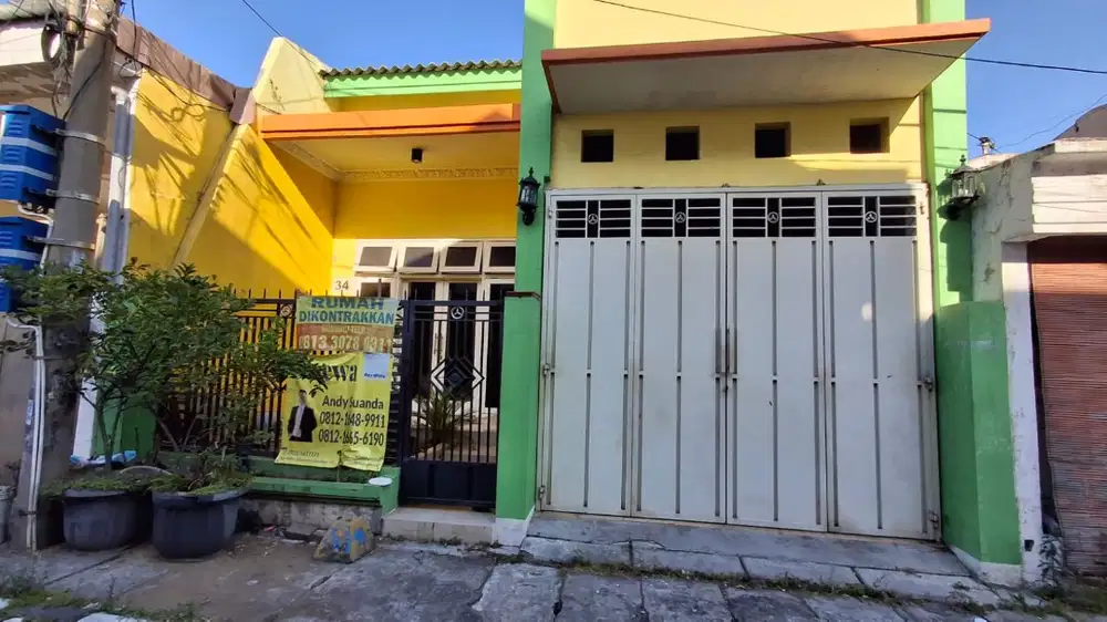 Sewa rumah Tahunan Surabaya Kapas Gading Madya