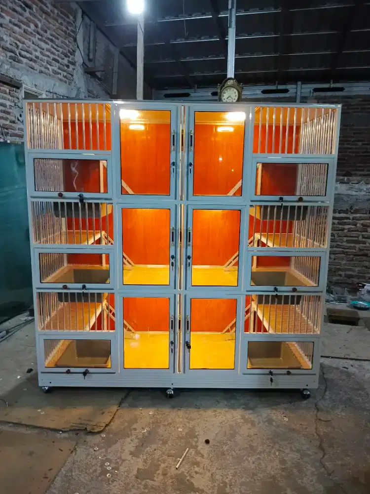 Kandang Kucing Alumunium gratis ongkir