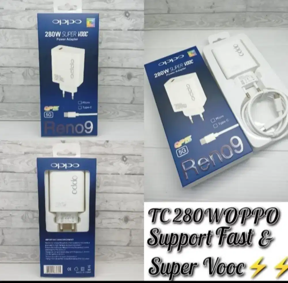 CHARGER OPPO RENO 9 120W