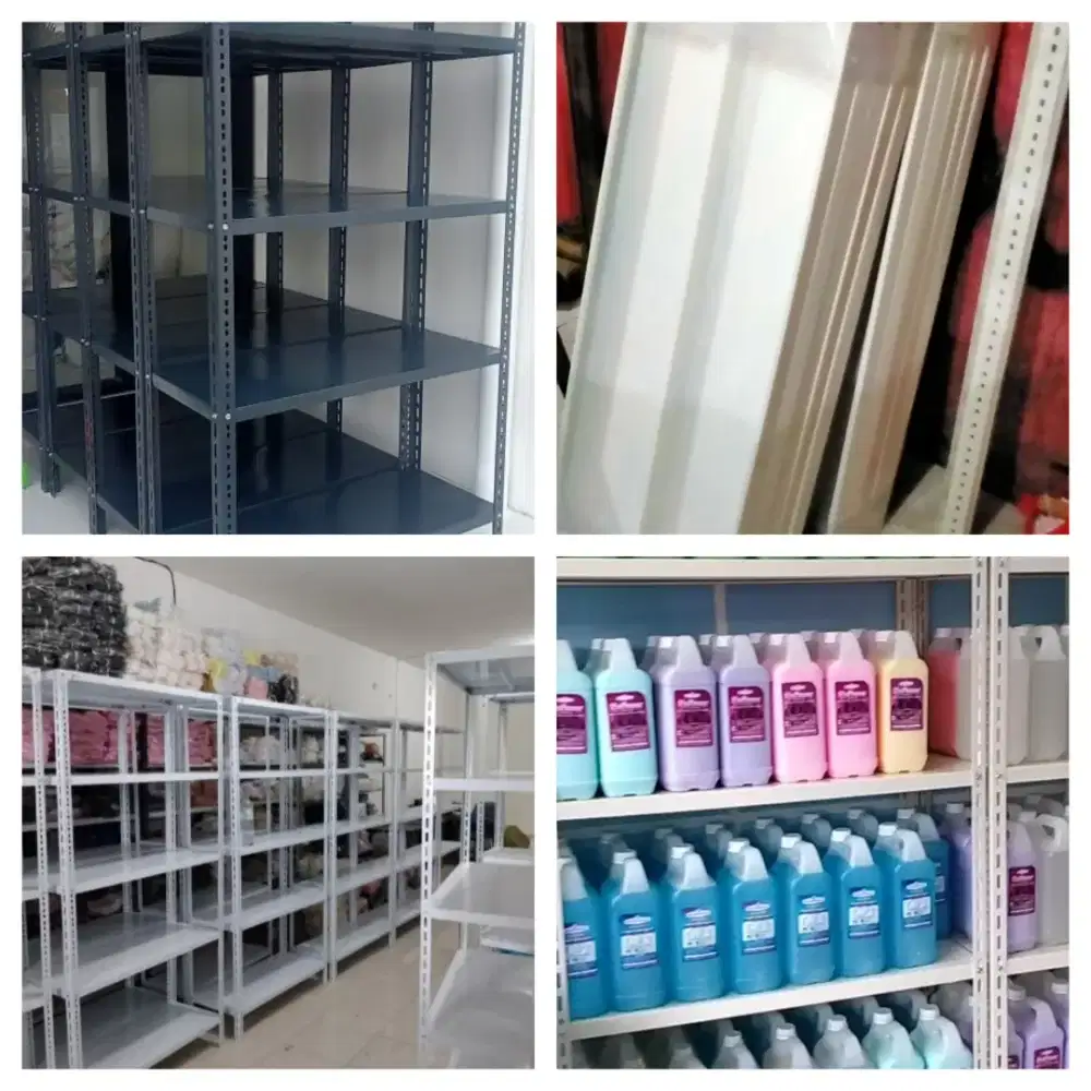 Rak besi Kokoh  Tebal 
5 & 4 susun 100x40x200cm 
Bayar COD