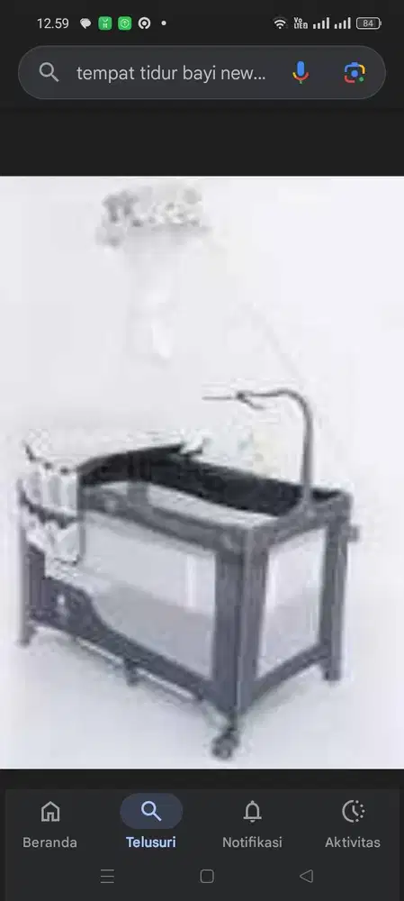 tempat tidur baby masih bagus dan lengkap