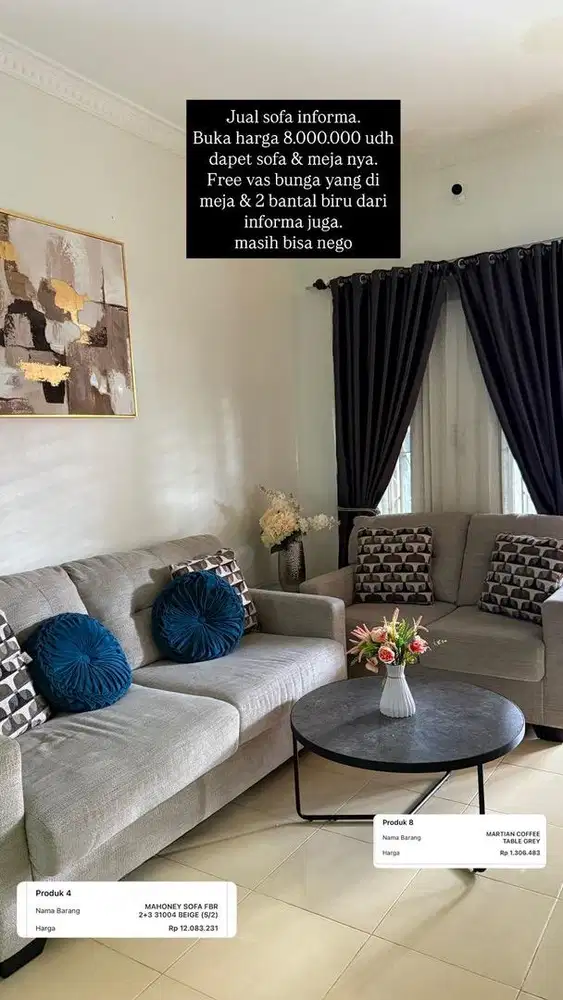 Jual cepat sofa informa