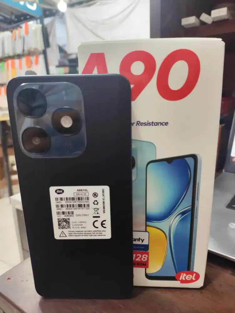 Itel A90 Hitam 4+8/128 Garansi Resmi 24 Bulan Fullset Mulus