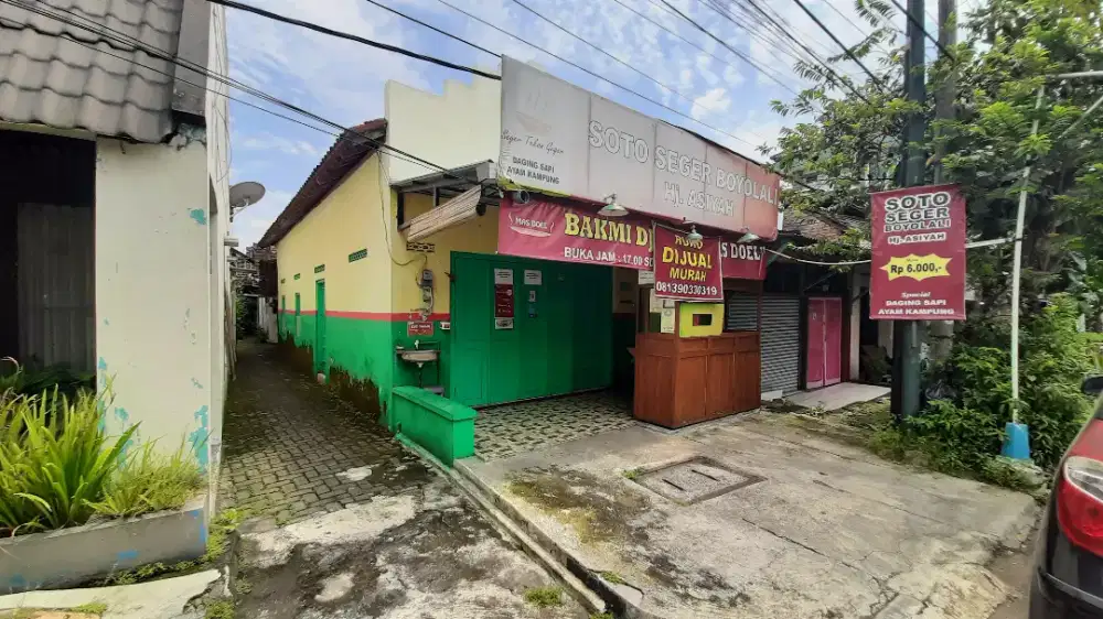 Gerobak Bekas Soto dan Bakmi Jawa Full Jati