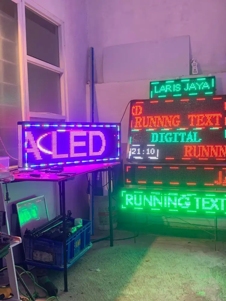 Running Text LED Murah dan jadwal sholat digital