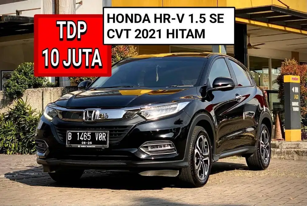 HONDA HR-V SE CVT 2021 HITAM PROMO MURAH DP MINIM 10 JUTA
