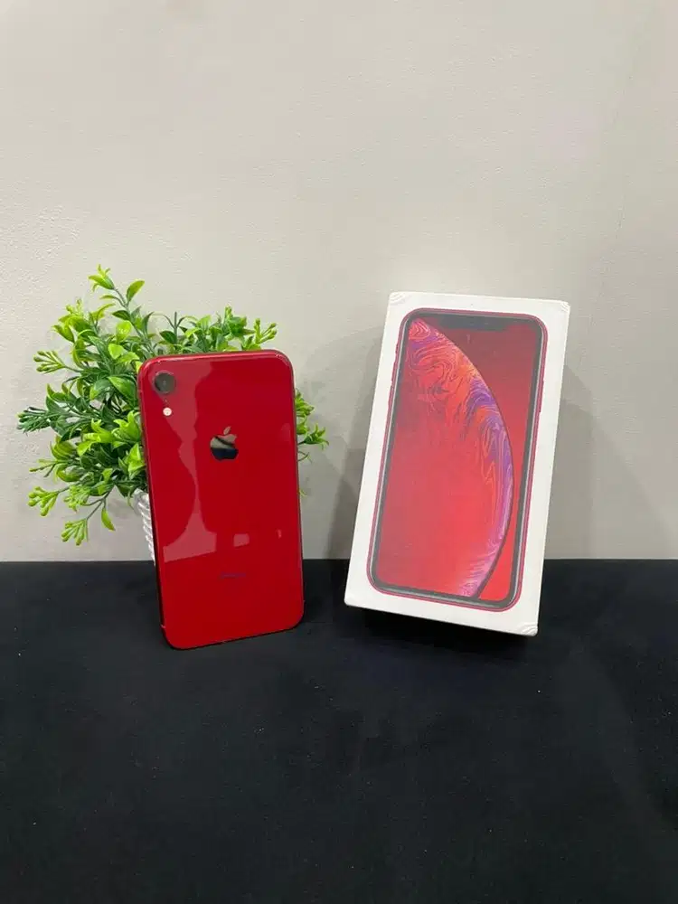 IPhone XR 128GB Red mulus Fullset BH 88% 3Utool 98 Sinyal Permanent