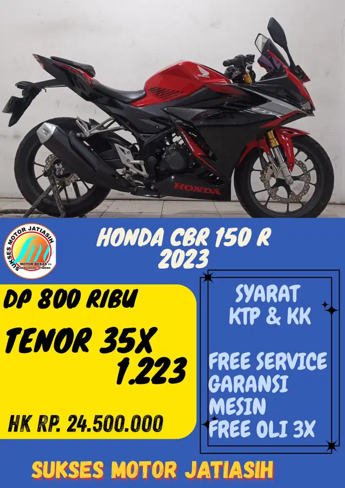 DP TERMURAH HONDA CBR 150R 2023 DP 1 JUTA BISA CASH/KREDIT