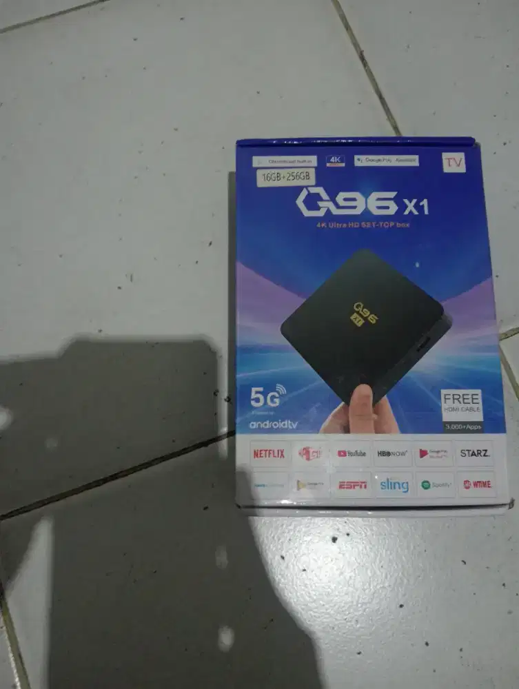 Jual rugi Android box tv Q96 X1 16+256gb