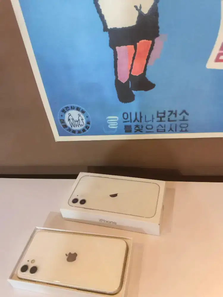 Iphone 11 128gb white ios terbaru