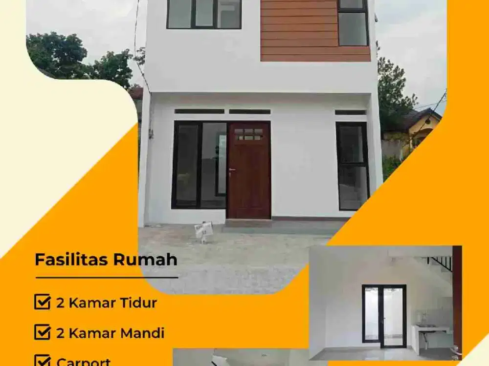 Rumah dua lantai siap huni kota bandung