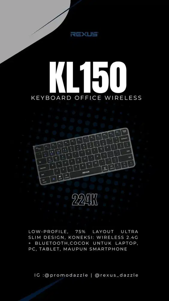 Rexus Keyboard wireless KL150