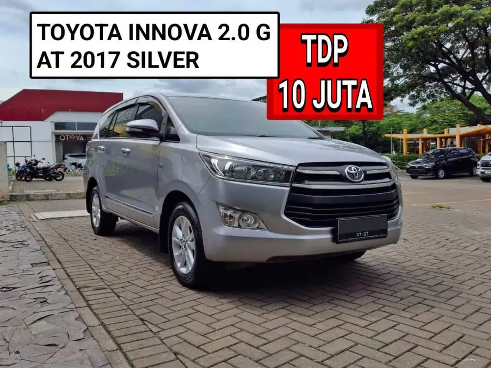 TOYOTA INNOVA 2.0 G AT 2017 SILVER PROMO MURAH DP MINIM 10 JUTA