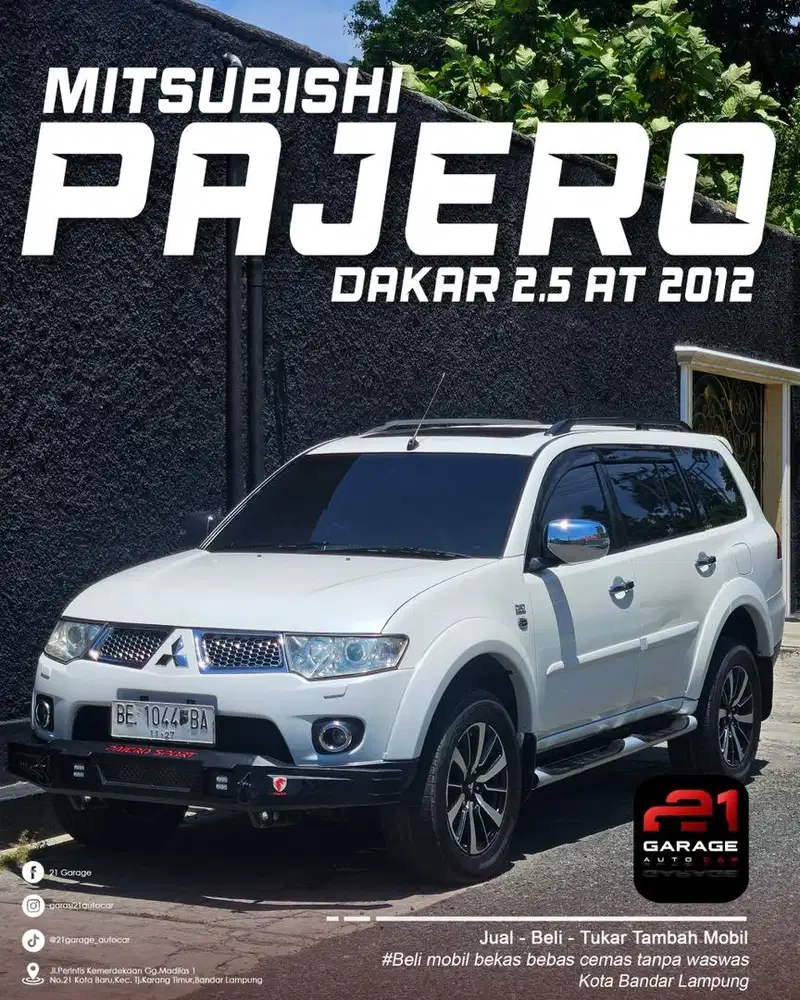 Mitsubishi pajero 2012 Dakar 4x2 at diesel istimewa jual cepat yuk