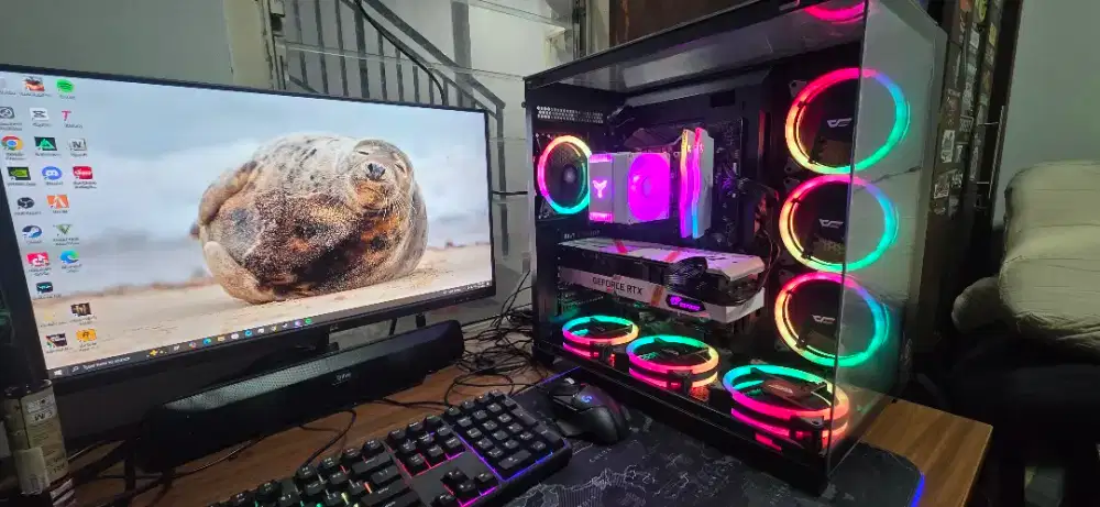 PC i9 10900F RTX 3070Ti iGame colorful KOMPUTER DESIGN GRAFIS GAME