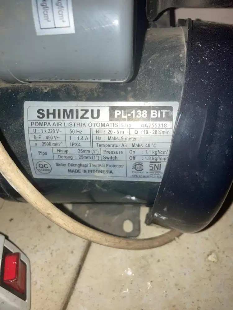 Pompa shimizu automatic pl138bit