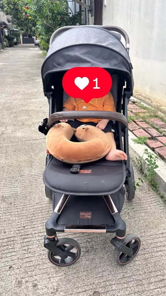 Preloved stroller babyelle compatto pro