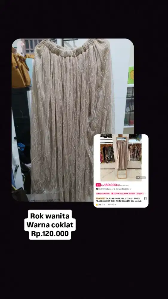 Rok wanita preloved