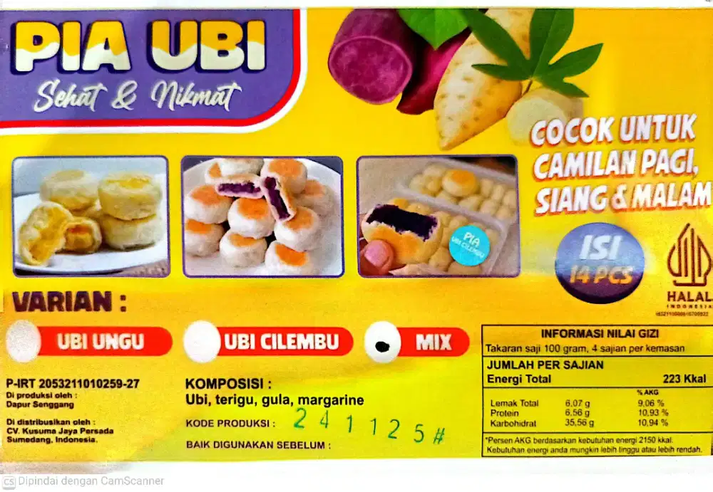 PIA UBi UNGU & CILEMBU