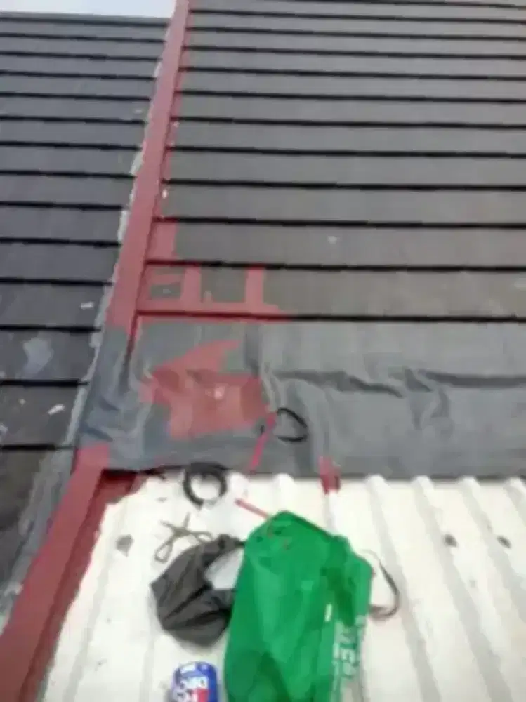 Pemasangan baja ringan plafon pvc perbaikan atap bocor