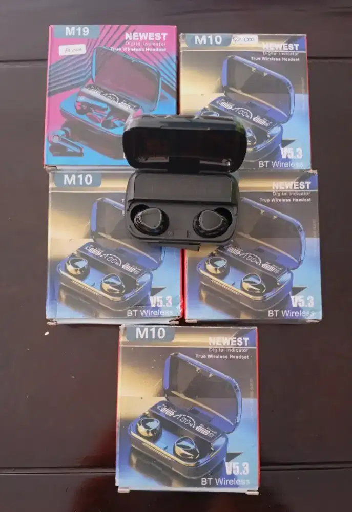 TWS M10/M19 EARBUDS TANPA KABEL