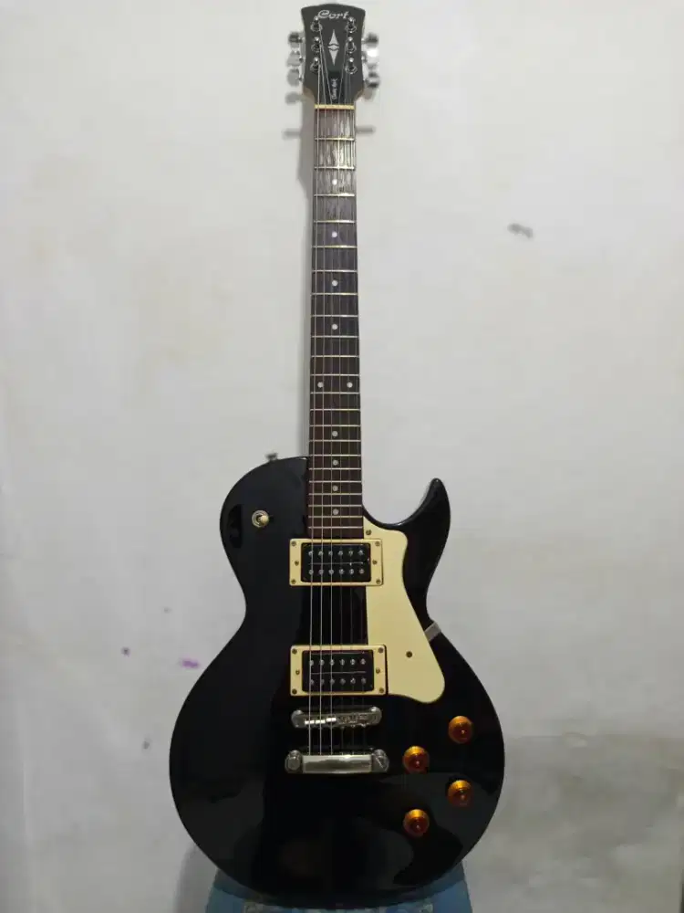 Gitar elektrik lespaul cort cr100 ori ceper minus cat body