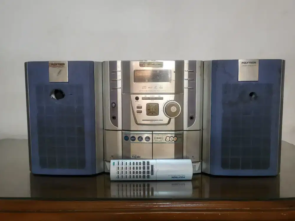 Jual tape dvd mini compo merek polytron 300 rb nego