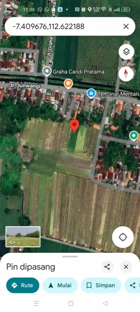 Jual tanah yasan shm