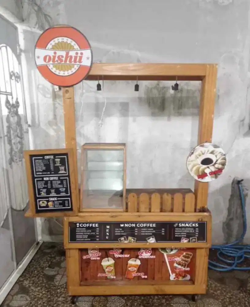 Bismillah Dijual Cepat Rombong Jualan Berkah Bahan Kayu gass