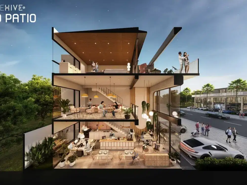 Ruko Multifungsi The Hive @ Neo Patio – Lokasi Premium Lippo Cikarang