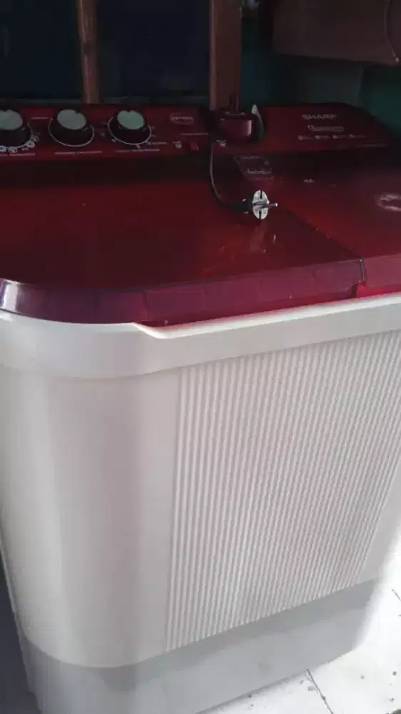 Mesin cuci 2 tabung besar